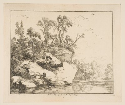 De Bedekte Rotsen, 1640 door Laurent de la Hyre