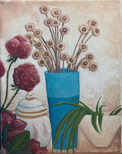 Still Light, c.2019 (acryl op doek) door Laurie Michaels