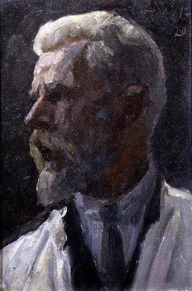 Zelfportret door Laurits Regner Tuxen