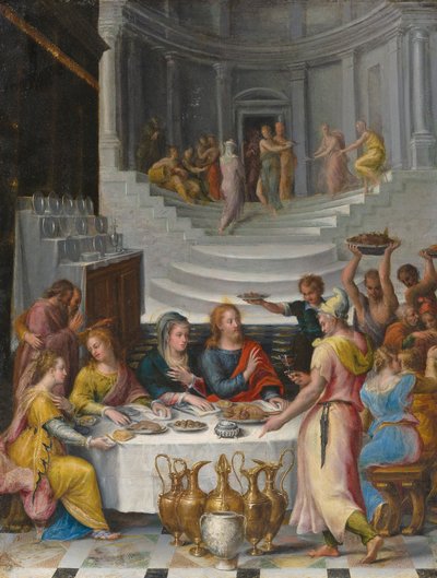 Het Bruiloftsfeest te Kana door Lavinia Fontana