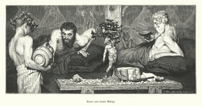 Griekse Wijn door Lawrence (after) Alma Tadema