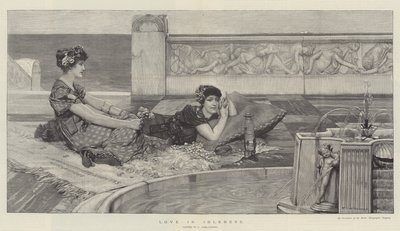 Liefde in Ledigheid door Lawrence Alma Tadema