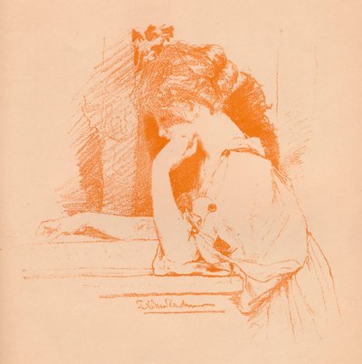 Schets van een Meisje, c1885, 1896 door Lawrence Alma Tadema