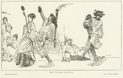 Het Wijnfeest door Lawrence Alma Tadema