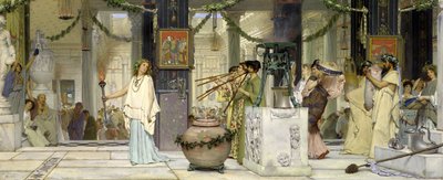 Het vintage festival door Lawrence Alma Tadema