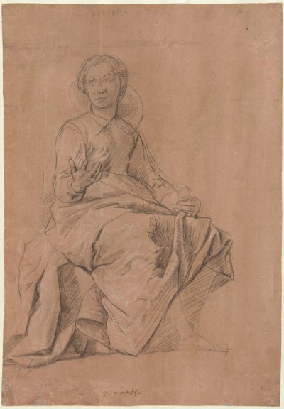 Personificatie van de Snelheid of Behendigheid (Prontezza) door Lazzaro Tavarone