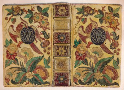 Mozaïekbinding gesigneerd door Le Monnier en met het monogram van Maria Josepha van Saksen door Le Monnier