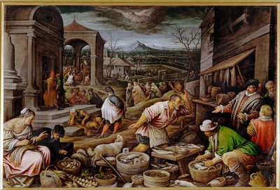 Maart (schilderij op doek) door Leandro da Ponte Bassano