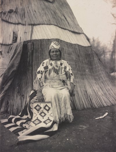 Edna Kash-kash, een Cayuse Indiaanse vrouw door Lee Moorhouse