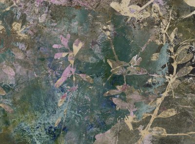 Botanische grunge-bladeren door Lena Ru