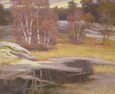 Tussen winter en lente door Lennart Nyblom