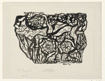 Bloemenstruik door Leo Gestel (signed by artist)
