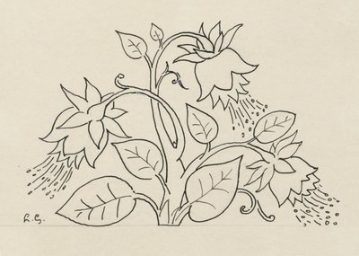 Bloemenstruik door Leo Gestel