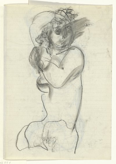 Naakte vrouw door Leo Gestel