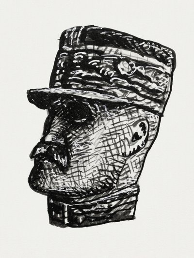 Portret van Ferdinand Foch (ca. 1891–1941) door Leo Gestel