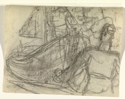Schip en figuren door Leo Gestel
