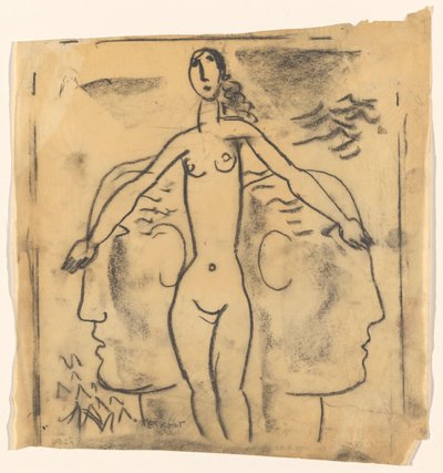 Weiblicher Akt door Leo Gestel