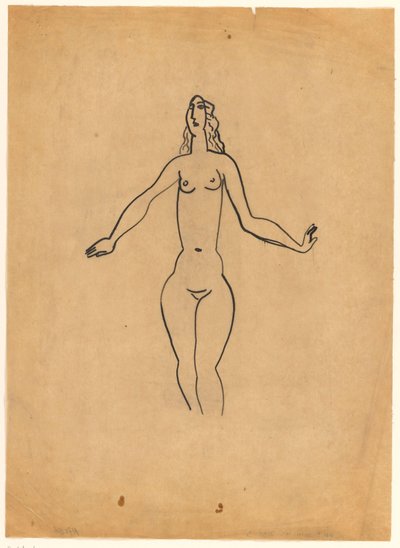 Weiblicher Akt door Leo Gestel