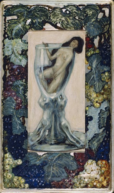 Meisje in glas door Leo Putz