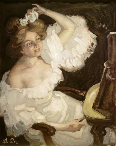 Voor de spiegel door Leo Putz