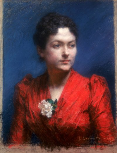 Madame Lambert, 1889 door Leon Augustin Lhermitte