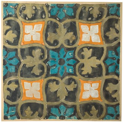 Textielontwerp, begin 20e eeuw door Leon Bakst