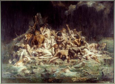 De Zondvloed door Leon Francois Comerre
