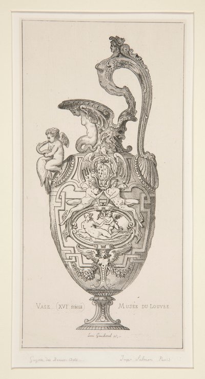 Vaas (XVI eeuw) Musée du Louvre door Leon Gaucherel