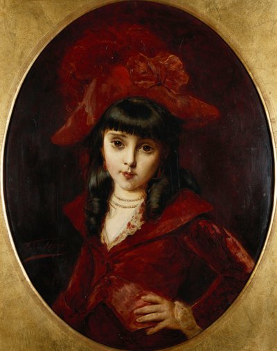 De Rode Jurk, 1881 door Leon Herbo