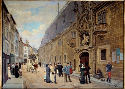 Het hertogelijk paleis in Nancy hersteld door Leon Joseph Voirin
