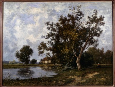 Landschap a la Mare door Leon Richet