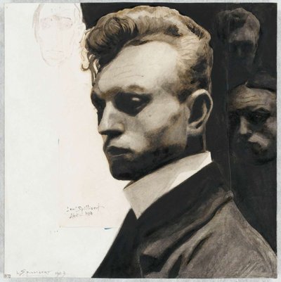 Zelfportret door Leon Spilliaert