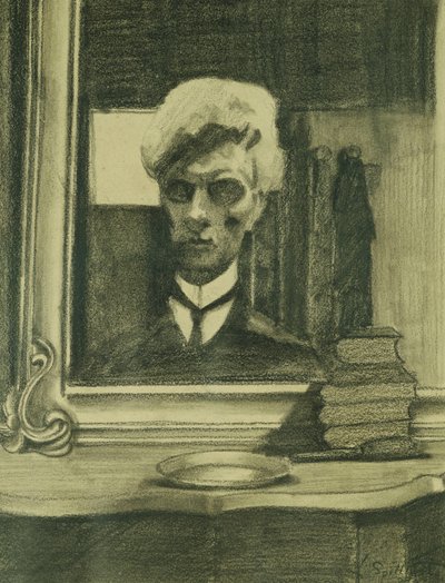 Zelfportret, c.1907 door Leon Spilliaert