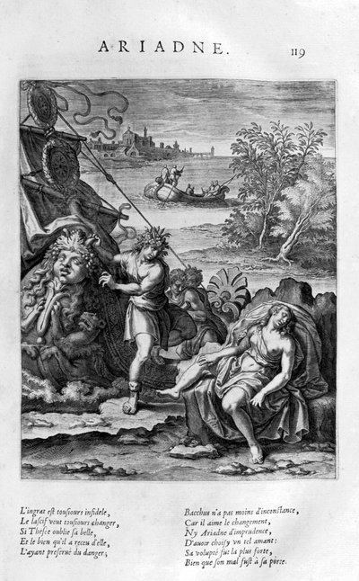 Ariadne, 1615 door Leonard Gaultier
