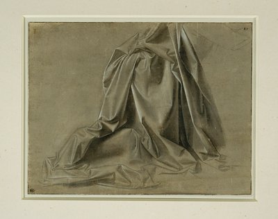 Daperie voor een dummyfiguur ... door Leonardo da Vinci