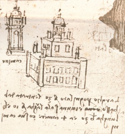 Tekening van projecten voor kastelen en villa