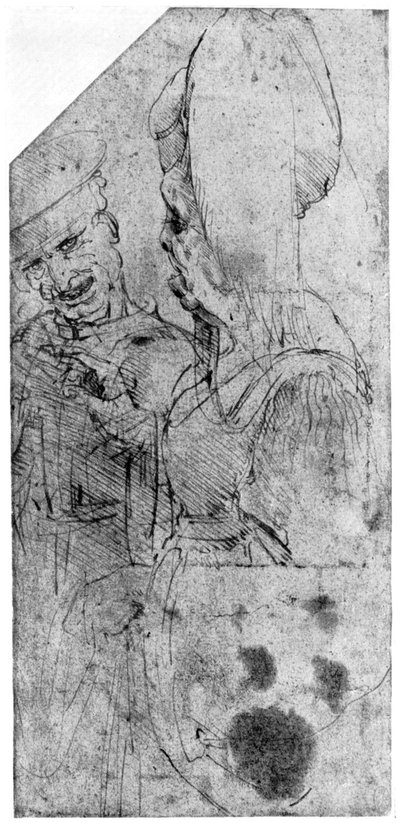 Grof stel, laat 15e of vroeg 16e eeuw door Leonardo da Vinci