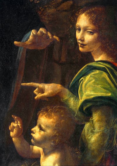 La Vierge aux rochers - De Madonna van de rotsen ... door Leonardo da Vinci