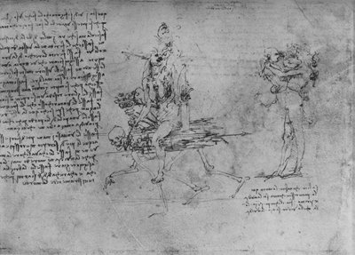 Twee allegorieën van afgunst door Leonardo da Vinci