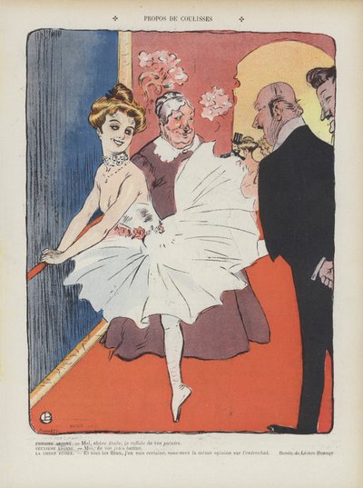 Illustratie voor Le Rire door Leonce Burret
