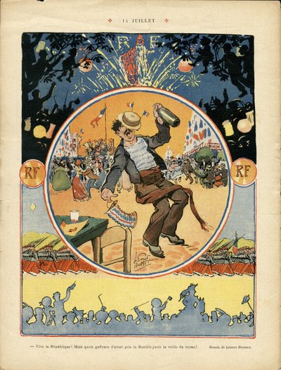 Illustratie van Léonce Burret in Le Rire door Leonce Burret