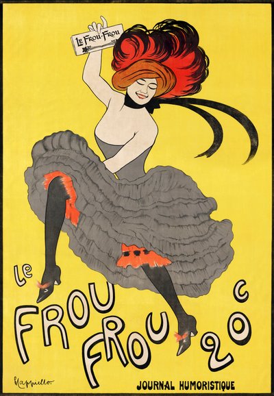 Le Frou Frou-poster door Leonetto Cappiello door Leonetto Cappiello