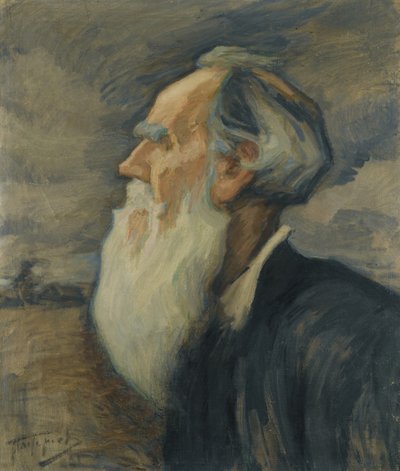 Portret van Leo Tolstoy door Leonid Osipovic Pasternak