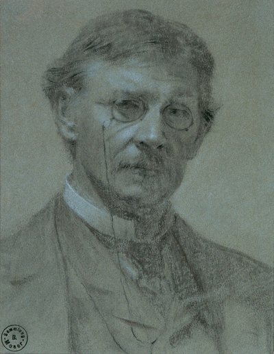 Zelfportret door Leopold Carl Muller
