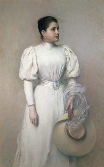 Marie Renard, operazangeres bij de Hofopera en vrouw van Kinsky, 1893 door Leopold Horovitz