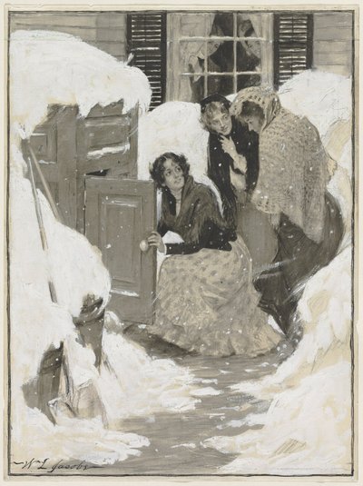 Schets voor een Boekillustratie door Leroy William Jacobs