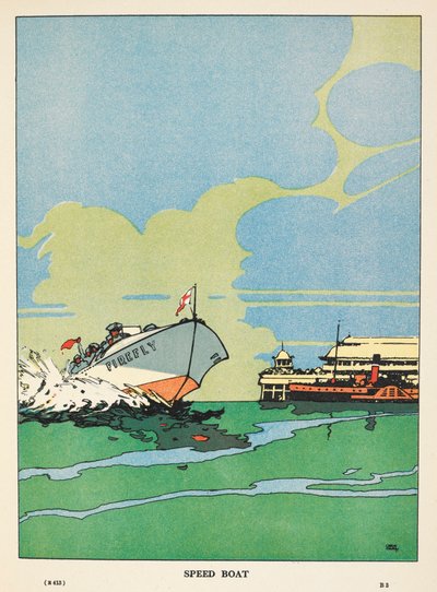 Speedboot door Leslie Carr