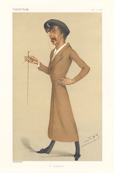 James Abbott McNeill Whistler door Leslie Matthew (1851 1922) Ward