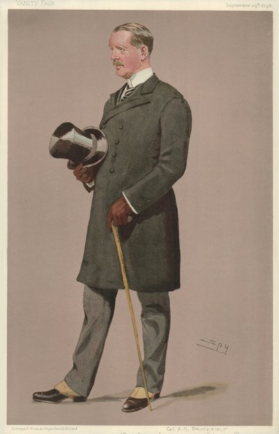 Kolonel Arthur Montagu Brookfield door Leslie Matthew Ward