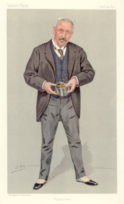 Kolonel Vivian Dering Majendie, Hoofdinspecteur van Explosieven, 1892 door Leslie Matthew Ward